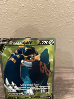 Pokemon TCG Copperajah V Rebel Clash 187/192 Holo Full Art, NM/M! - Image 3