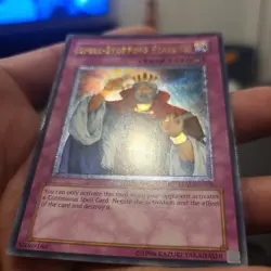 Yugioh Spell-Stopping Statute TLM-EN058 Ultimate Rare LP - Image 3