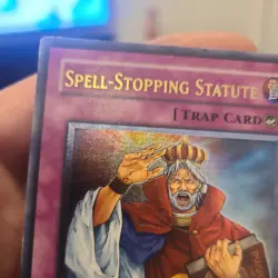 Yugioh Spell-Stopping Statute TLM-EN058 Ultimate Rare LP - Image 4
