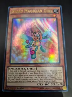 YUGIOH BERRY MAGICIAN GIRL ULTRA RARE NM MVP1-EN014 - Image 1