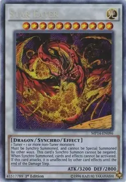 Yugioh! LP Star Eater - MP14-EN096 - Secret Rare - 1st Edition Lightly Played - Image 1