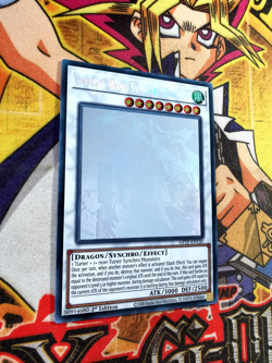 Crystal Wing Synchro Dragon gftp-en130 1st Edition (NM) Ghost Rare Yu-Gi-Oh! - Image 1