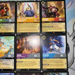 LOT X12 Disney Lorcana Reign Of Jafar - Rare/Super Rare/ Other -TCG Card Lot - Image 3