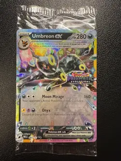 Pokemon TCG Umbreon ex - 060/131 (Prismatic Evolutions Stamp) Promo Card SEALED! - Image 1