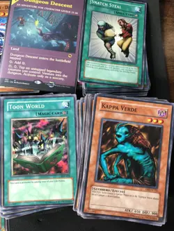 HUGE 1st EDITION Vintage Yu-Gi-Oh! TCG Starter Deck Card Lot 300+or- Cards - Image 2