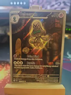 Pokemon TCG Beheeyem Holo Black Bolt Illustration Rare Card 121/086 English NM - Image 1
