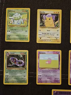 NM 15 Cards 1999 Base Set Unlimited, Jungle & Fossil Pokemon TCG WOTC Card Lot - Image 2