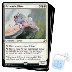 PULMONIC SLIVER X4 Time Spiral Remastered Magic MTG MINT CARD - Image 1