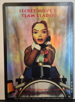 Secret Move 7 Team Leader #S207 Foil Card Tomb Raider CCG Precedence Mint - Image 1