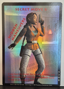 Secret Move 8 Hidden Maneuvers #S208 Foil Card Tomb Raider CCG Precedence Mint - Image 1