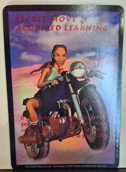 Secret Move 7 Acquired Learning #B157 Foil Card Tomb Raider CCG Precedence Mint - Image 1