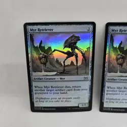 Lot of 2 Myr Retriever Double Masters 2XM #277 MTG FOIL LP Light Play - Image 3