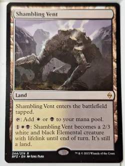 Shambling Vent - Battle for Zendikar - Magic the Gathering MTG Nice! - Image 1