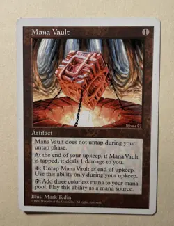 Mana Vault - Fifth Edition (5ED) - MTG - NM Unplayed - Image 1