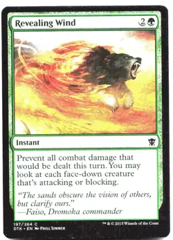 Revealing Wind, Dragons of Tarkir #197 MTG - Image 1