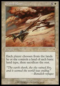 MTG Magic the Gathering Global Ruin (18/356) Invasion MP - Image 1