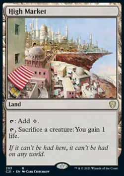 MTG Magic the Gathering High Market (293/445) Commander 2021 NM - Image 1