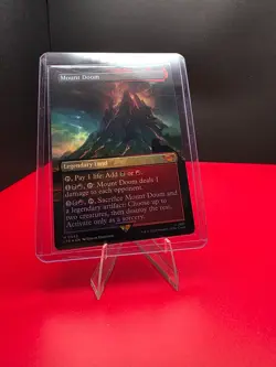 Mount Doom LTR 0343 FOIL Magic the Gathering NO RESERVE - Image 1