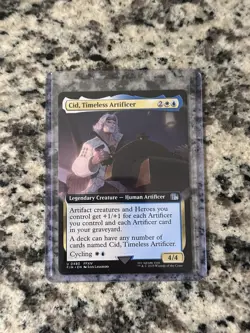 MTG Cid, Timeless Artificer 480 Extended Art Final Fantasy - Image 1