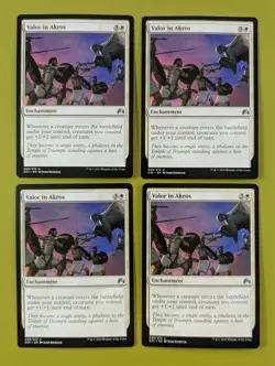 Valor in Akros x4 Magic Origins 4x Playset Magic the Gathering MTG - Image 1