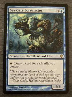 Sea Gate Loremaster Zendikar Regular - Image 1