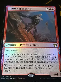 Defiler of Instinct FOIL , Dominaria United ,NM,MTG,FREE SHIPPING - Image 2