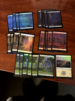 MTG Spider-man Basic Lands - Mostly Foil - 30 Total See List Near Mint + - Image 1