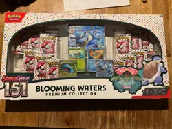 Pokemon TCG Scarlet & Violet 151 Blooming Waters Premium Collection Box Sealed - Image 1