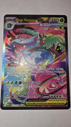 Mega Venusaur EX - 177/132 Secret Rare Pokemon TCG Near Mint Condition - Image 2