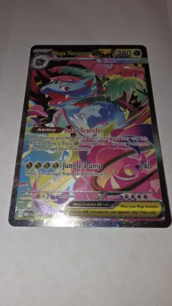 Mega Venusaur EX - 177/132 Secret Rare Pokemon TCG Near Mint Condition - Image 3