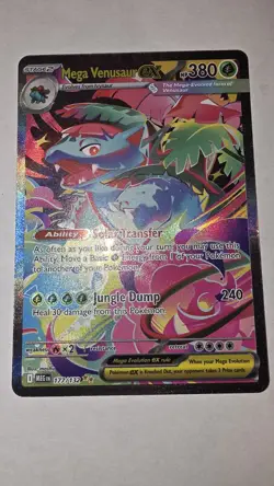 Mega Venusaur EX - 177/132 Secret Rare Pokemon TCG Near Mint Condition - Image 4