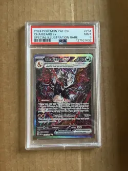 Pokemon SV Paldean Fates Charizard ex Special Illustration Rare 234/091 PSA 9 - Image 1