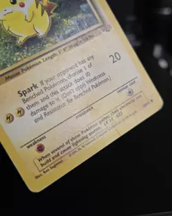 Pokemon TCG - PIKACHU - 1ST EDITION - 60/64 - JUNGLE (1999) - WOTC - MP/LP - Image 4