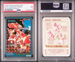 Pokemon Sealdass PSA 7 Bandai Japanese 1998 Evolution NO. 2 Charizard Prism - Image 3