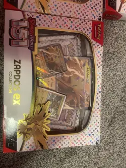 Pokemon TCG Scarlet & Violet 151 Zapdos EX Collection Box Sealed NEW - Image 1