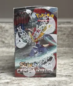 Pokemon Sun And Moon: Crimson Invasion Sealed Booster Box -Ships In Acrylic Case - Image 4