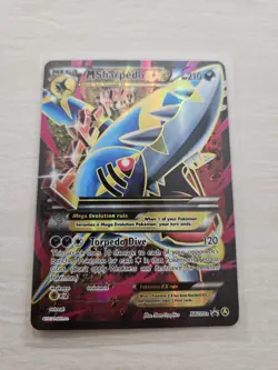 Pokemon M Sharpedo EX XY200a XY Collection Alternate Art Full Art Promo - Image 1
