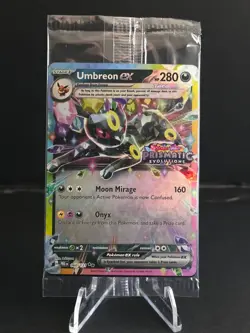 Pokemon Umbreon EX Prismatic Evolutions Surprise Box 060/131 Stamped Sealed NM - Image 1