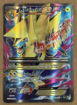 M MANECTRIC EX 24a/119 Pokemon XY Phantom Forces Alternate Art Promo Mega NM - Image 2