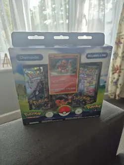 Pokemon GO Charmander Pin Collection Box TCG Factory Sealed! - Image 1