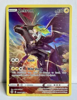 Zekrom - TG05/TG30 Ultra Rare Brilliant Stars NM Pokemon TCG - Image 1