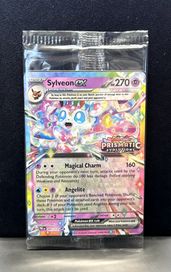 SEALED Pokemon Prismatic Evolutions Stamped Surprise Box Promo Sylveon Ex 41/131 - Image 1