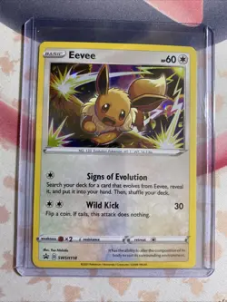Pokemon TCG Eevee SWSH118 SWSH Black Star Promos Holo NM - Image 3