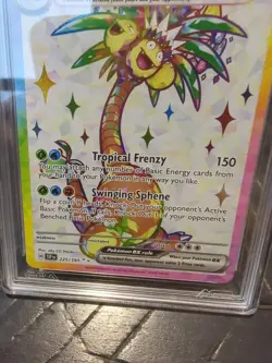 2024 Pokemon - Alolan Exeggutor ex 225/191 Surging Sparks Holo - AGS 10 Gem Mint - Image 3