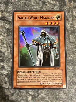 YuGiOh Skilled White Magician #MFC-064 Super Rare Unlimited Edition - Image 1