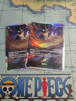 x2 One Piece TCG | Sabo PRB02-014 SR - One Piece Card the Best Vol. 2 NM - Image 1