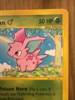 Pokemon TCG - Nidoran - Aquapolis E Series Card 96/147 WOTC - Mint condition! - Image 2