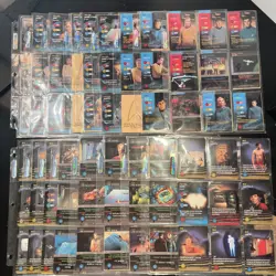 Star Trek TCG CCG Original Series Card Game Near Complete Set W/ Promo Cards Lot - Image 1