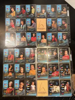 Star Trek TCG CCG Original Series Card Game Near Complete Set W/ Promo Cards Lot - Image 4