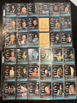 Star Trek TCG CCG Original Series Card Game Near Complete Set W/ Promo Cards Lot - Image 5